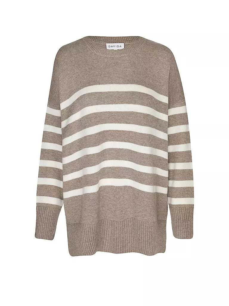 DAVIDA Kaschmirpullover  braun
