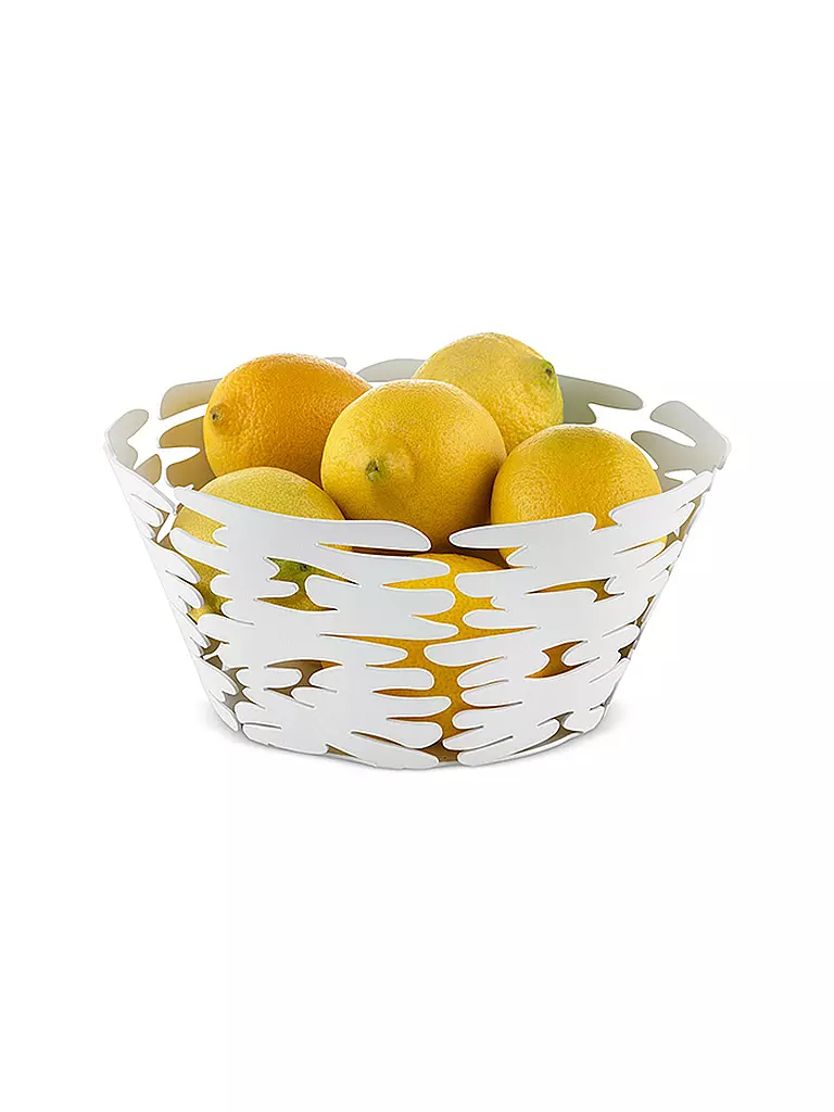ALESSI Schale rund Barket 18cm weiss