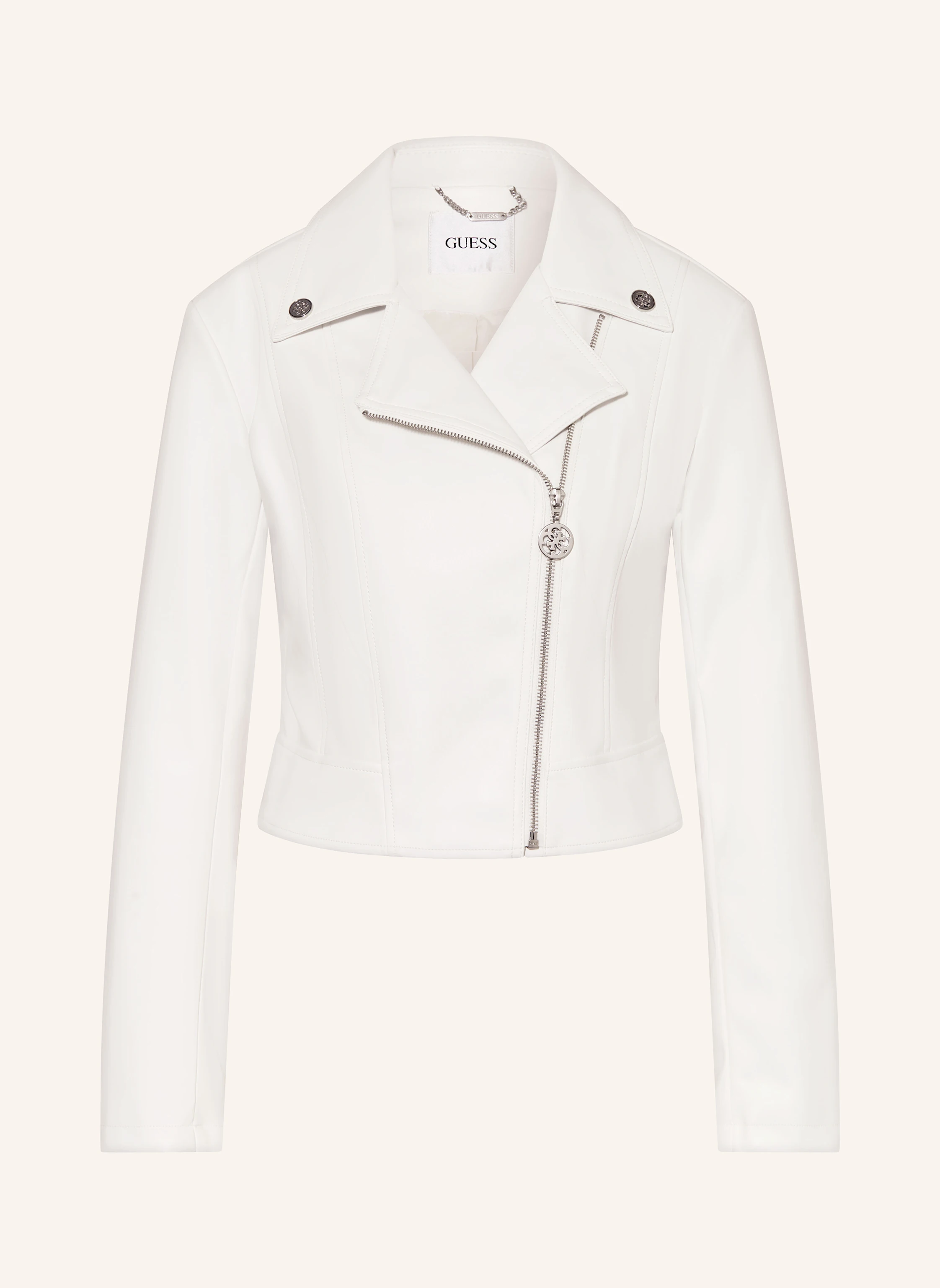 GUESS Biker-Jacke CLEMENCE in Lederoptik