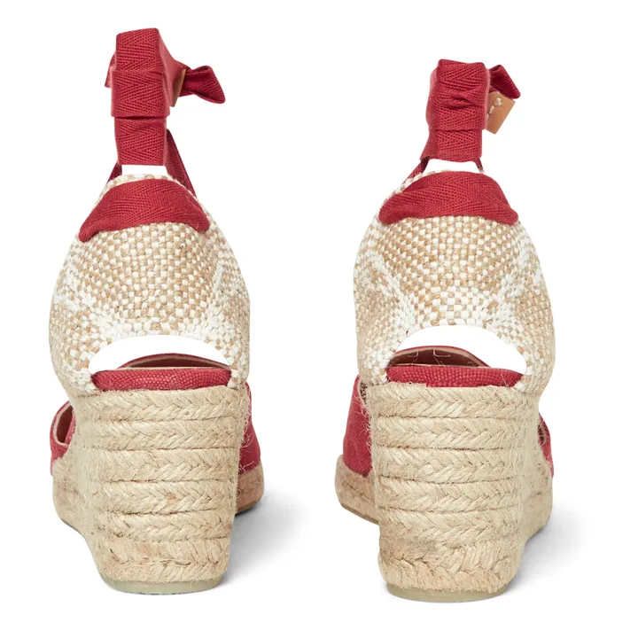 Castaner Espadrilles Carina 6 cm | Rouge