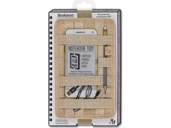 IF Bookaroo Notebook tidy - organizer na notes złoty