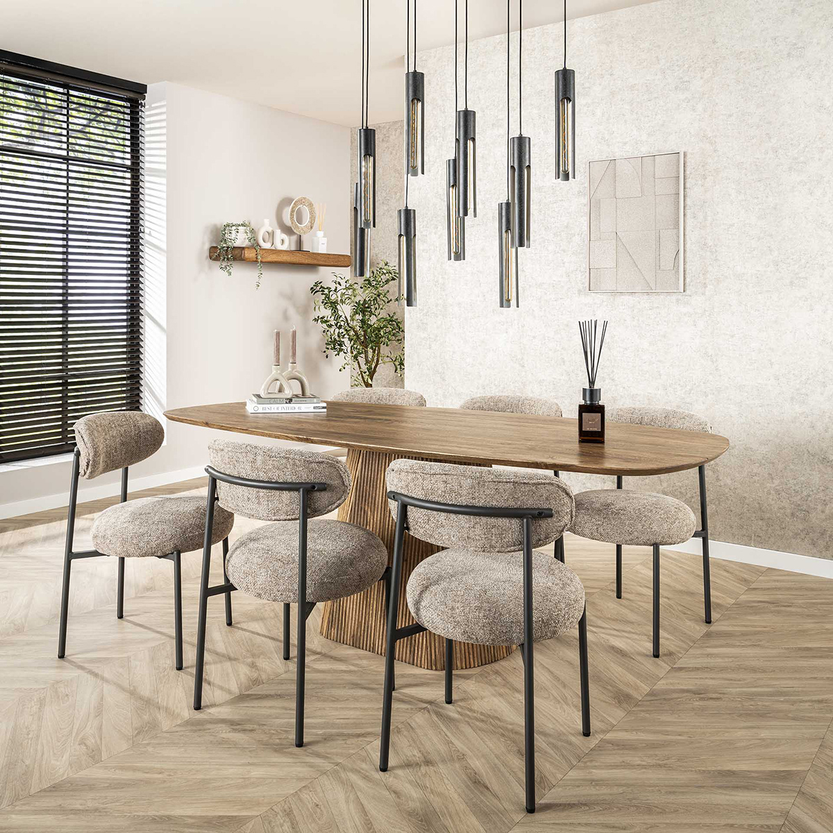 Eettafel Lambda Centro 215x105 cm