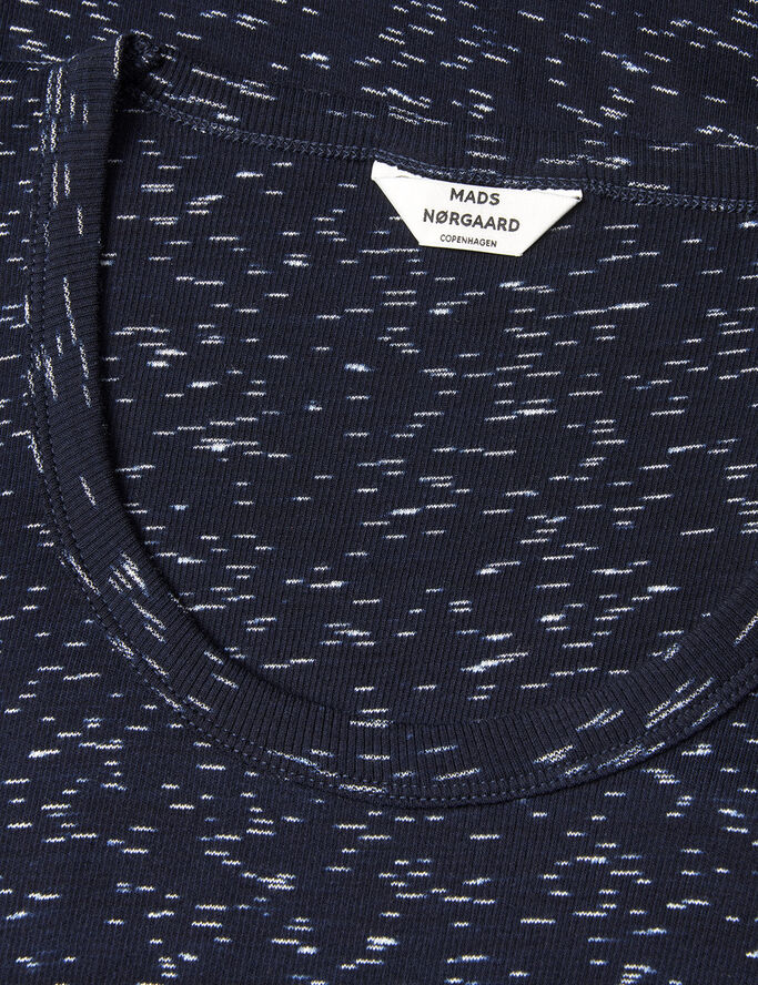Mads Nørgaard - Copenhagen 2x2 Cotton Space Bubi Dress Blå med print