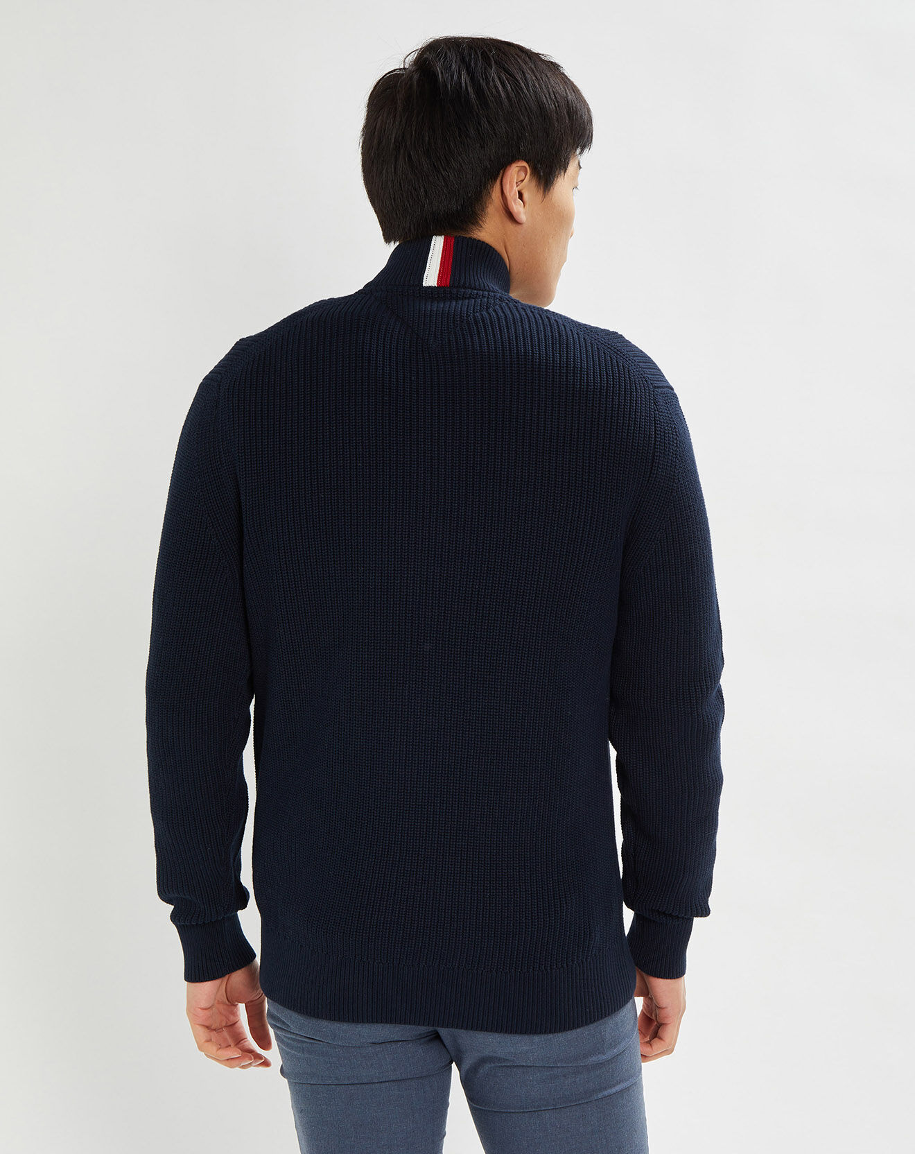 Tommy Hilfiger Gilet Colorblock Striped bleu marine