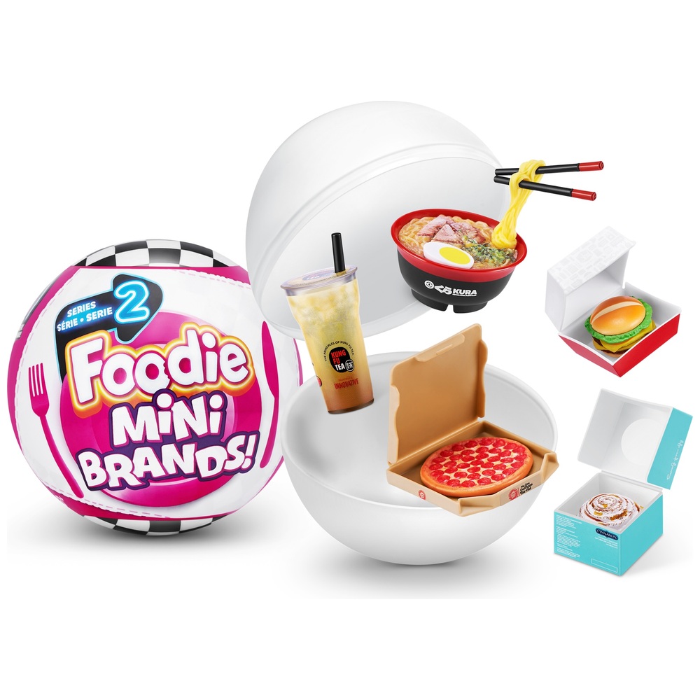 Foodie Mini Brands Serie 2 Kapsel – Sortiment echter Miniaturmarken von ZURU