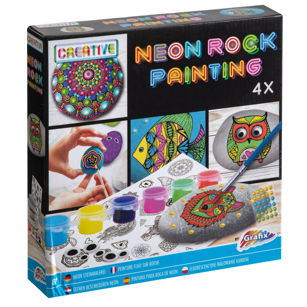 Grafix neon stenen beschilderen
