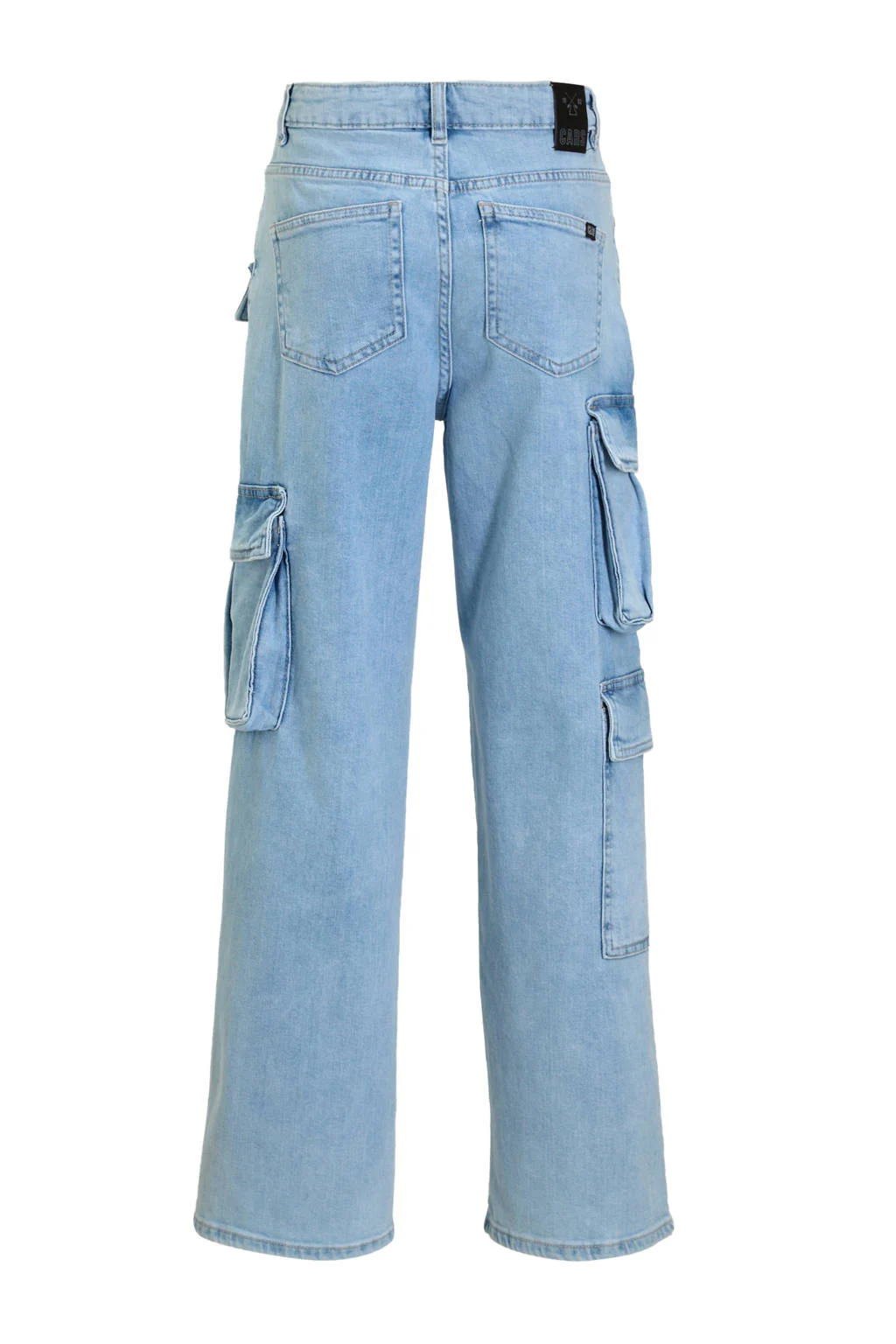 Cars high waist straight leg jeans BRY stonewashed bleached