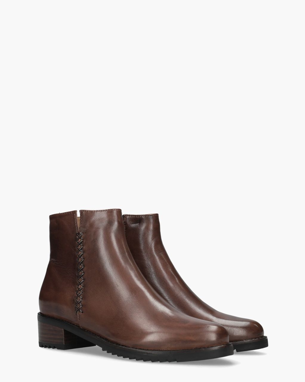 Everybody 11653 Bruin Dames Enkelboots
