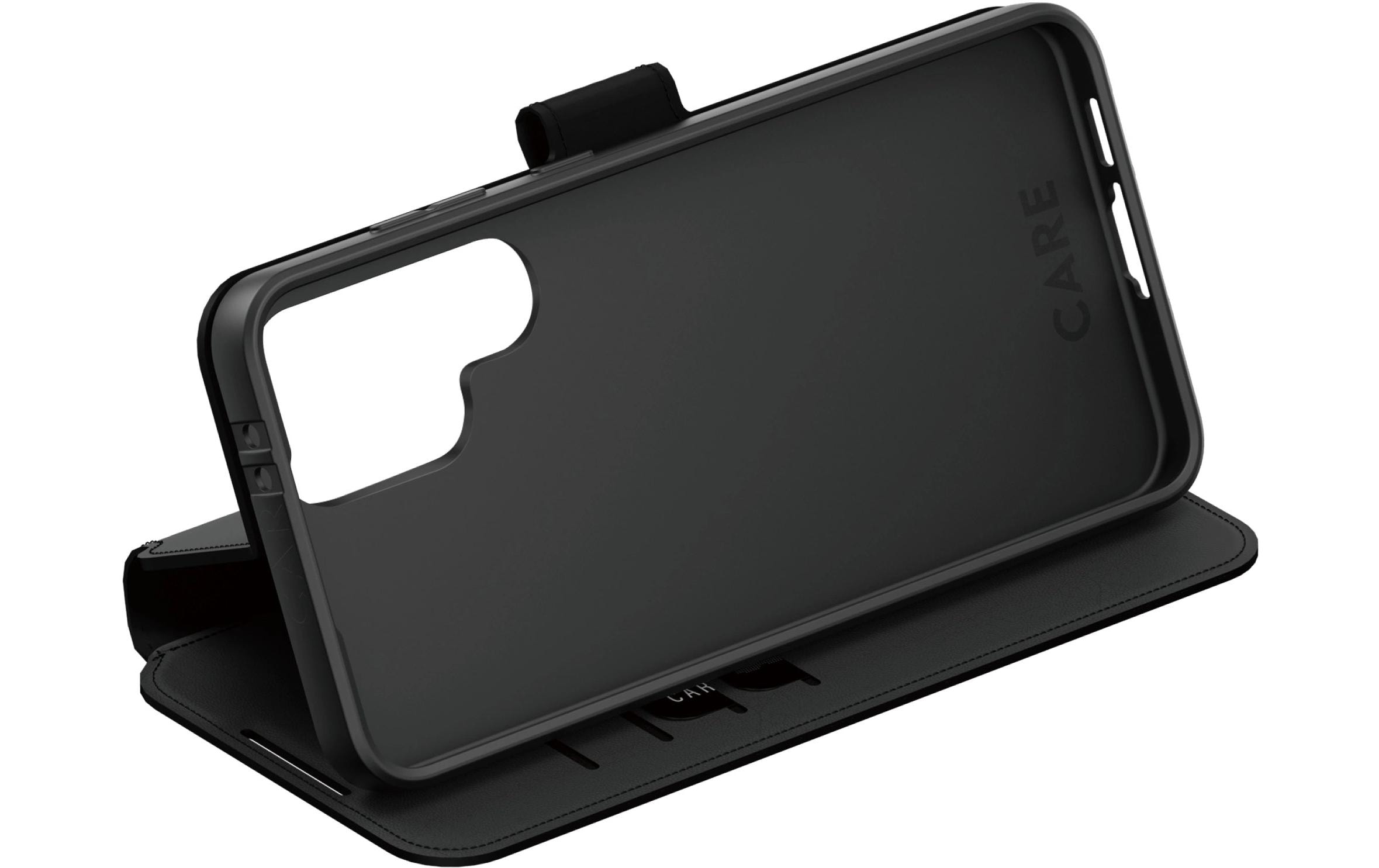 Back Cover Wallet Case Kickstand Galaxy S25 Ultra SchwarzSchutzhülle für das Samsung Galaxy S25 Ultra