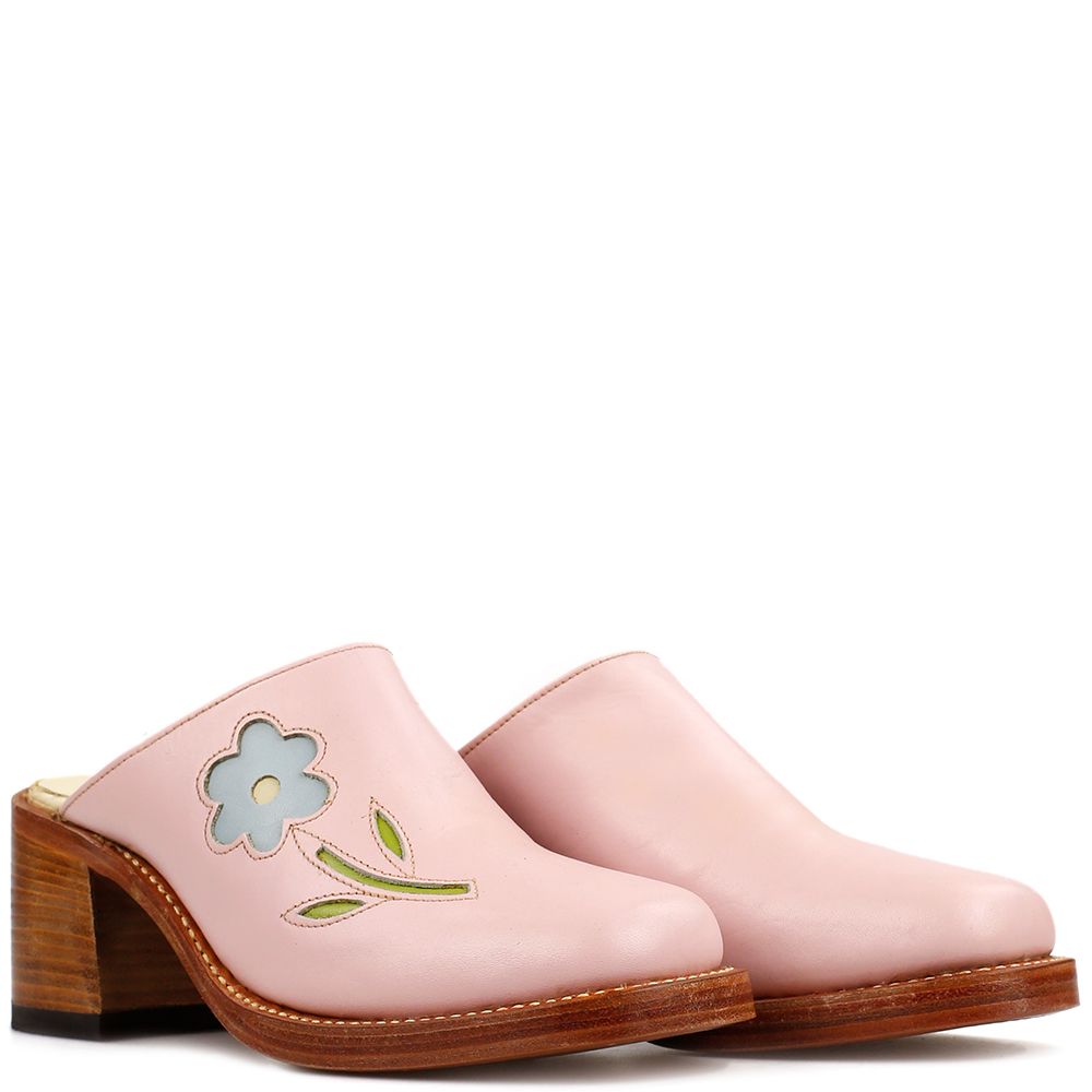 Sendra klompen 4889 Nappa Baly Rosa