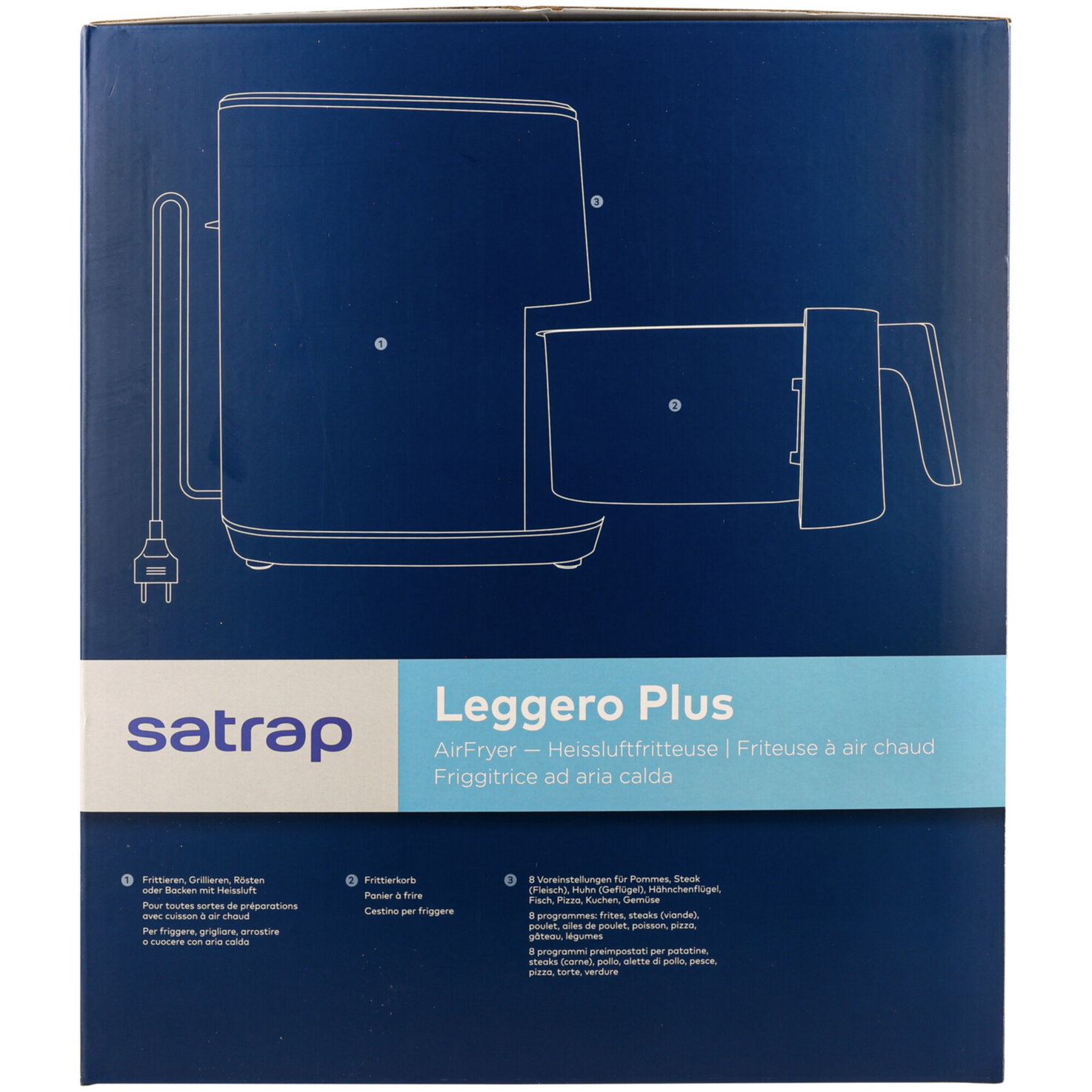 satrap AirFryer Leggero Plus