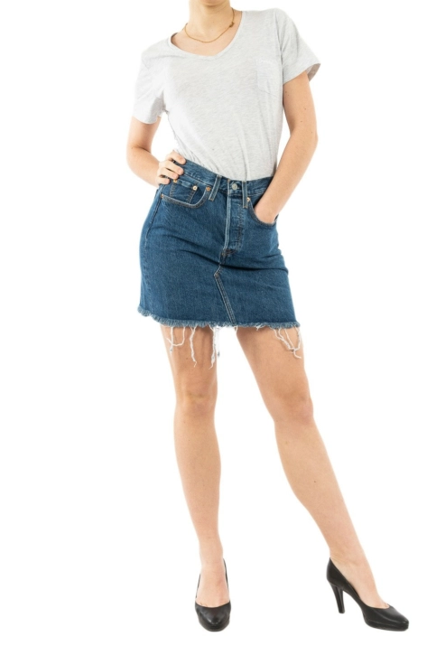 jupe levi's® hr decon iconic bf bleu