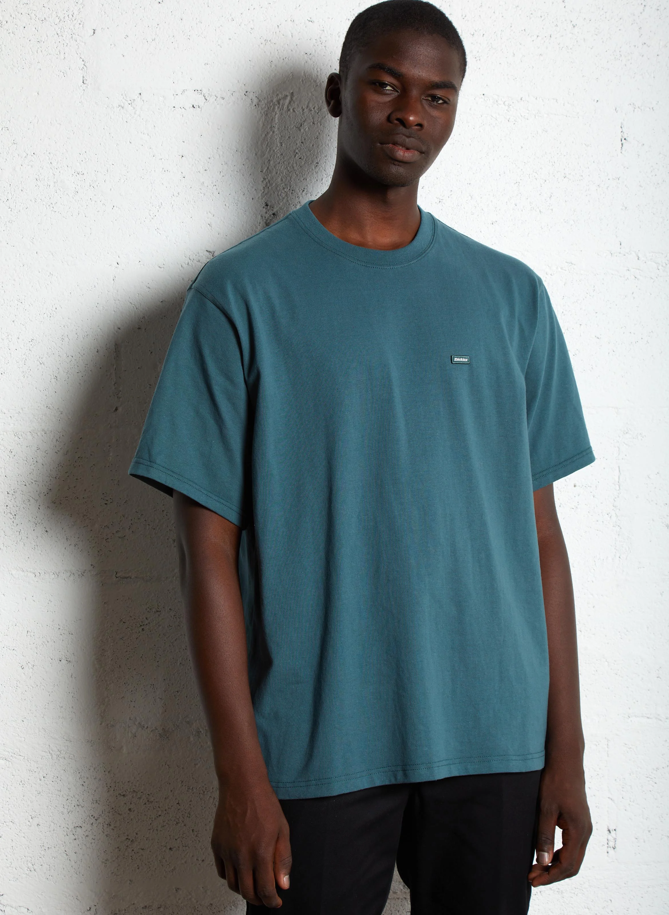 CLANCY - Tee-shirt manches courtes droit en coton | Vert