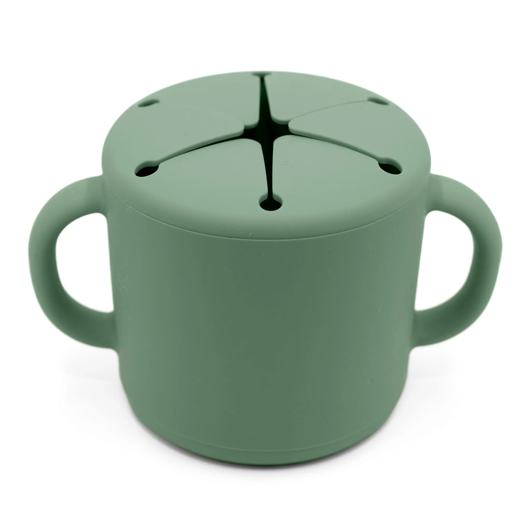 Nouka Bol à Collation Silicone Vert