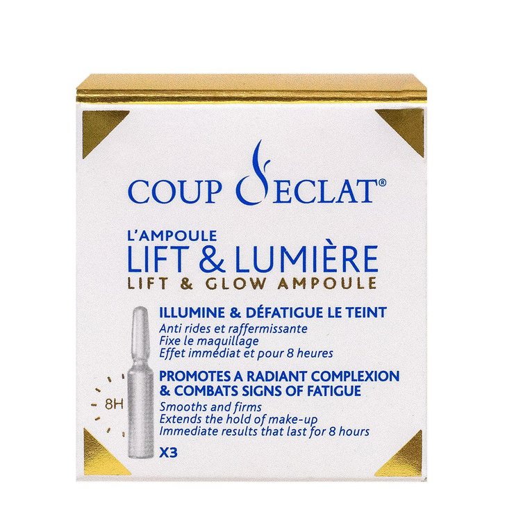 3 ampoules Lift & Lumière