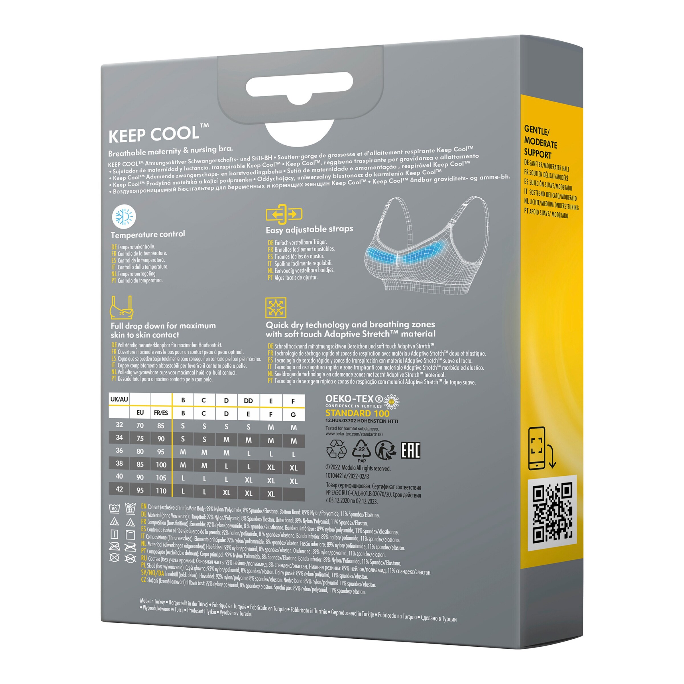 Medela Umstands- und Still-BH Keep Cool weiß