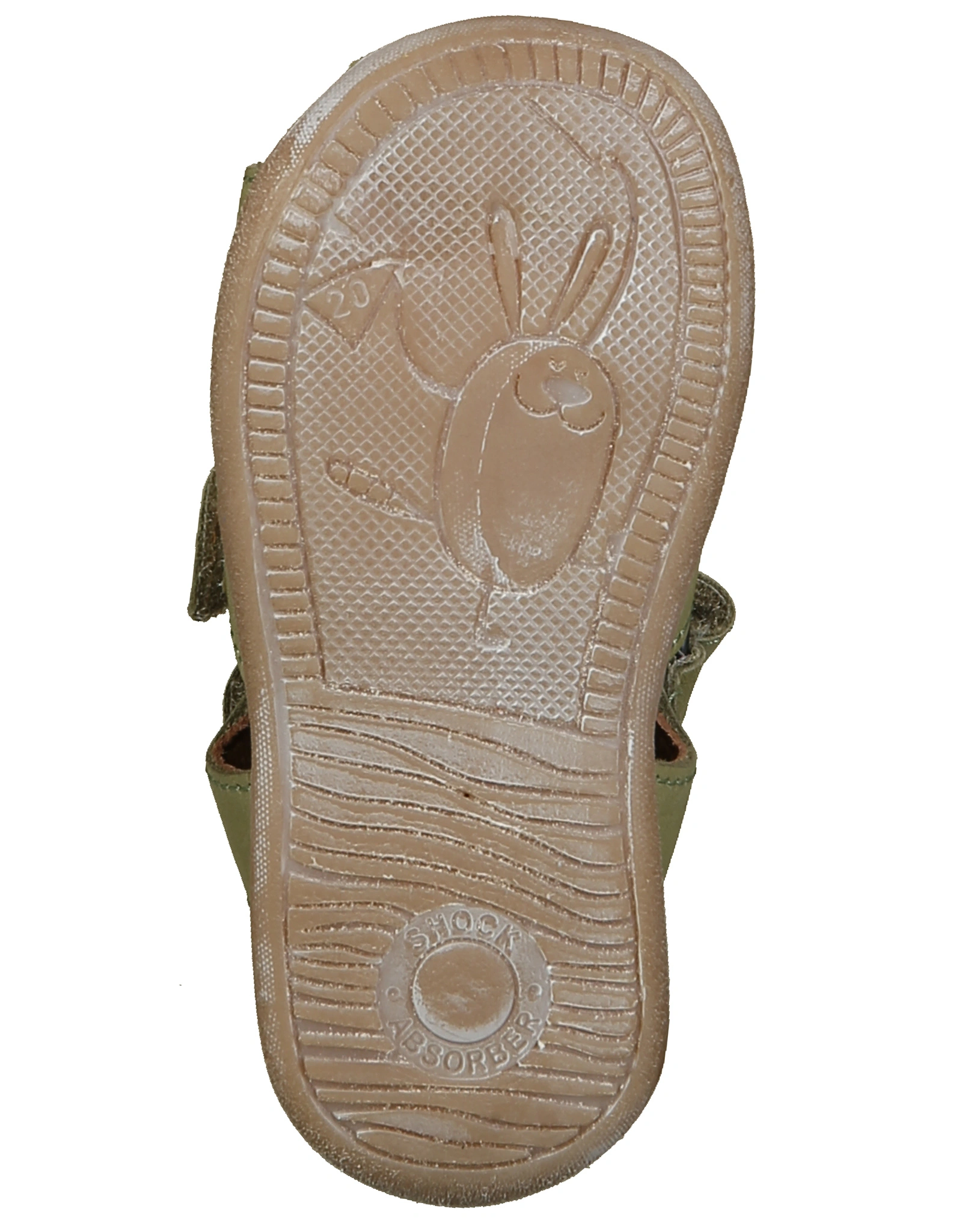 Sandalen CARTE DOUBLE mit Zehenschutz in olive
