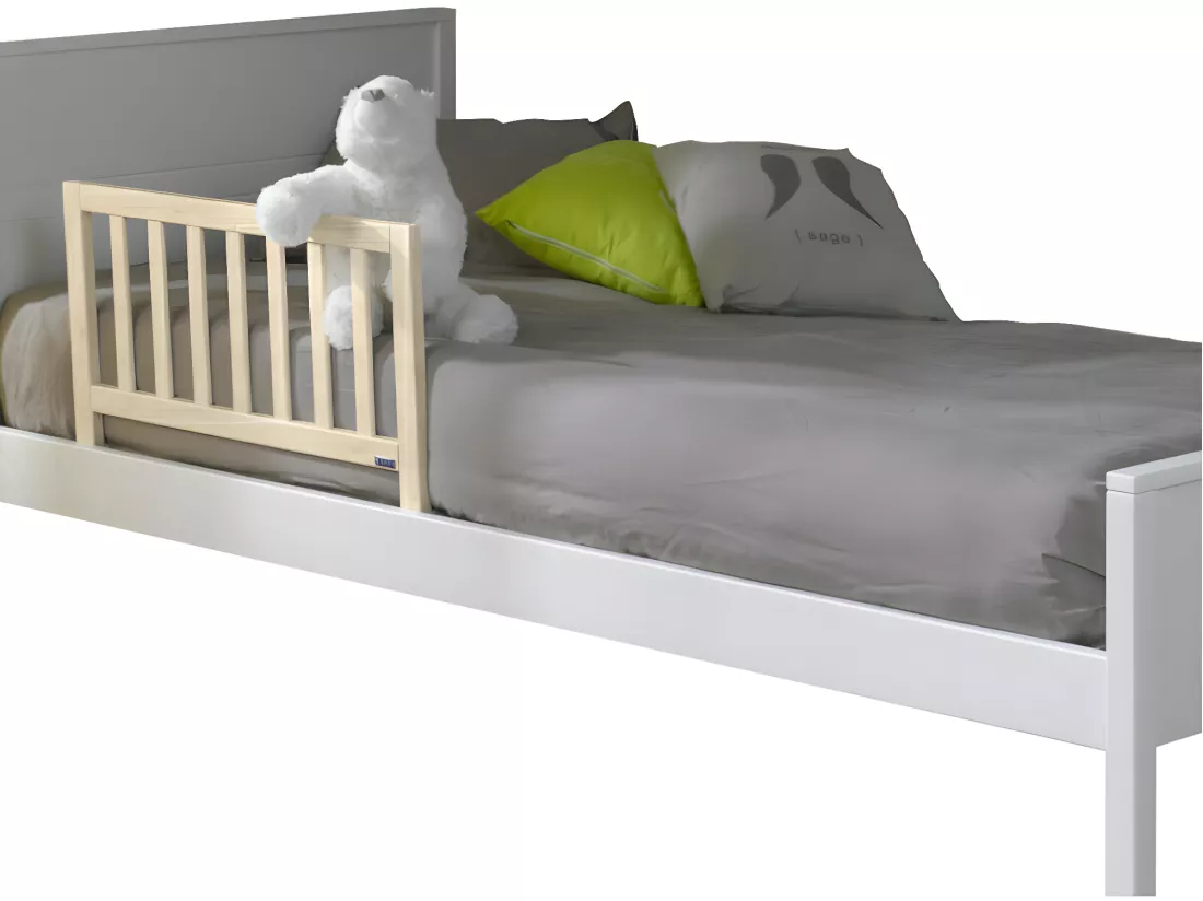 Barrière de lit enfant bois massif bois naturel AVA