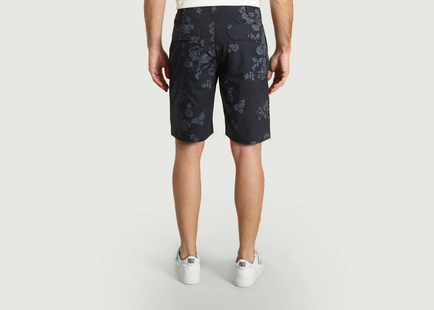 Loose Short Flower Print Universal Works