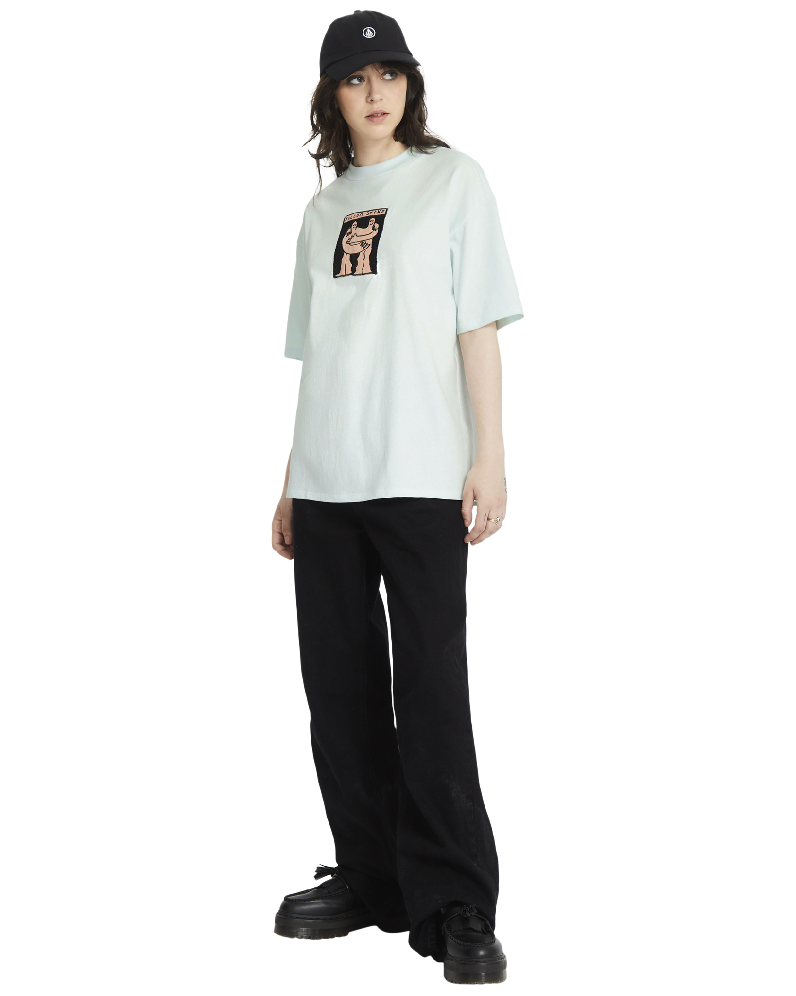 Volcom Downtown Tee Cloud Blue