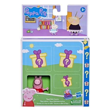 Hasbro Peppa Pig Peppa und ihre Freunde Figurensortiment, 1 Set, 3-fach sortiert