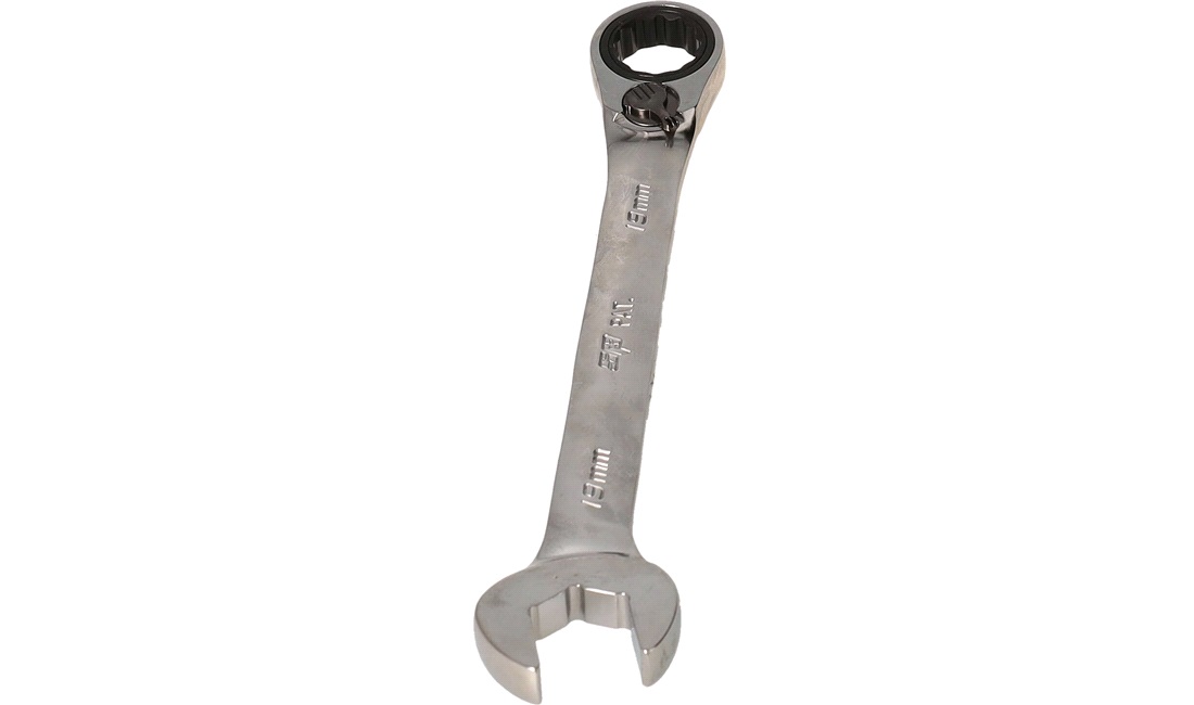 Ringgaffelnøgle 19mm m/skralde vendbar