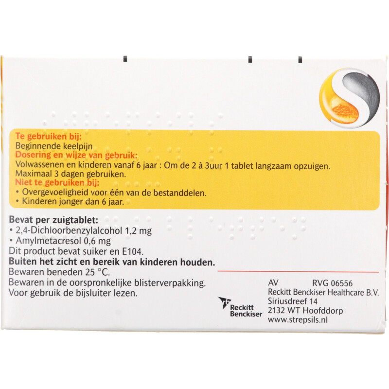 Strepsils Keeltabletten citroen & honing