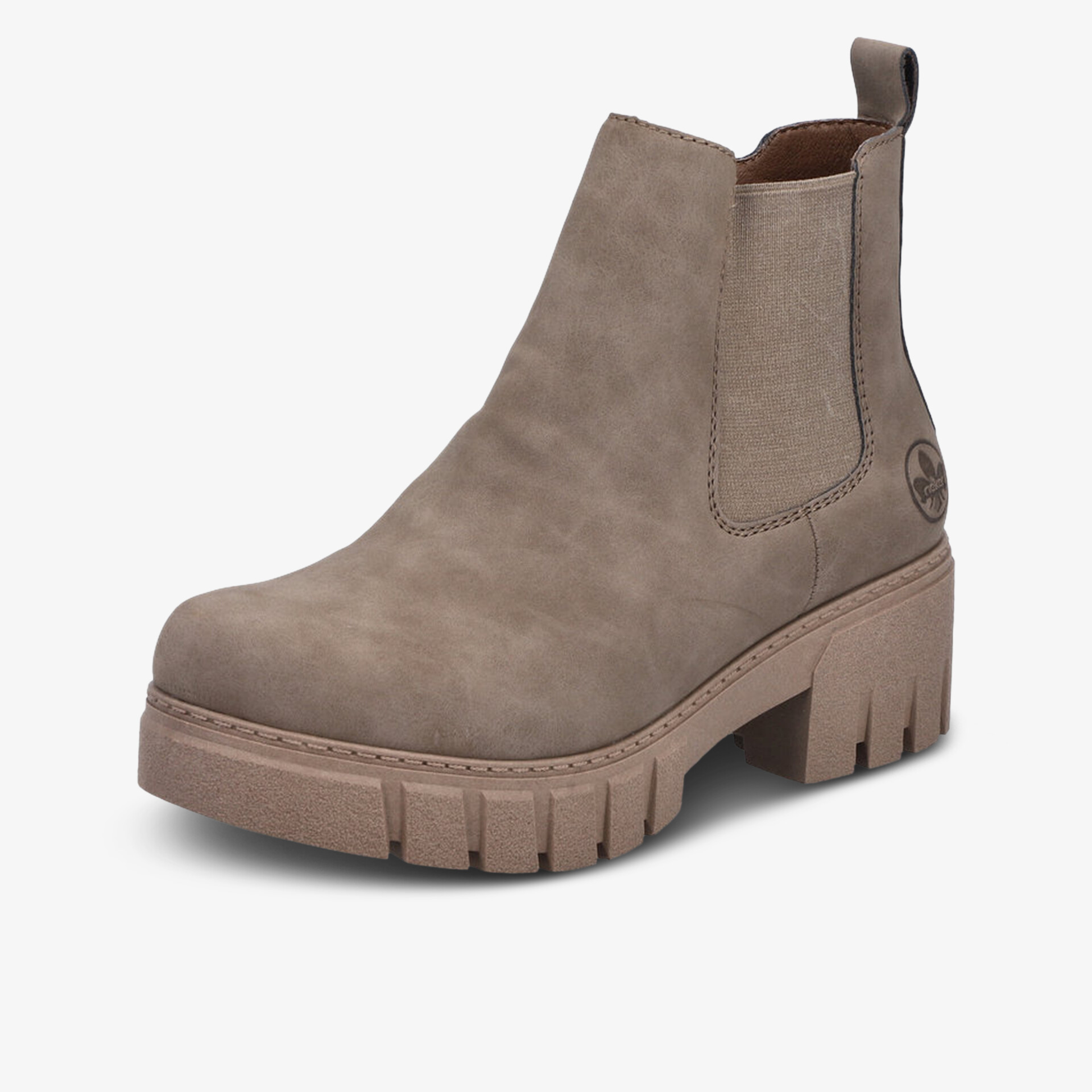 rieker Damen Chelsea Boots beige