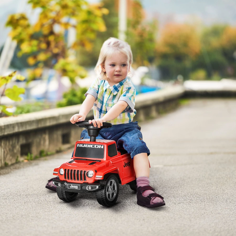 AIYAPLAY Rutschauto mit Hupe rot