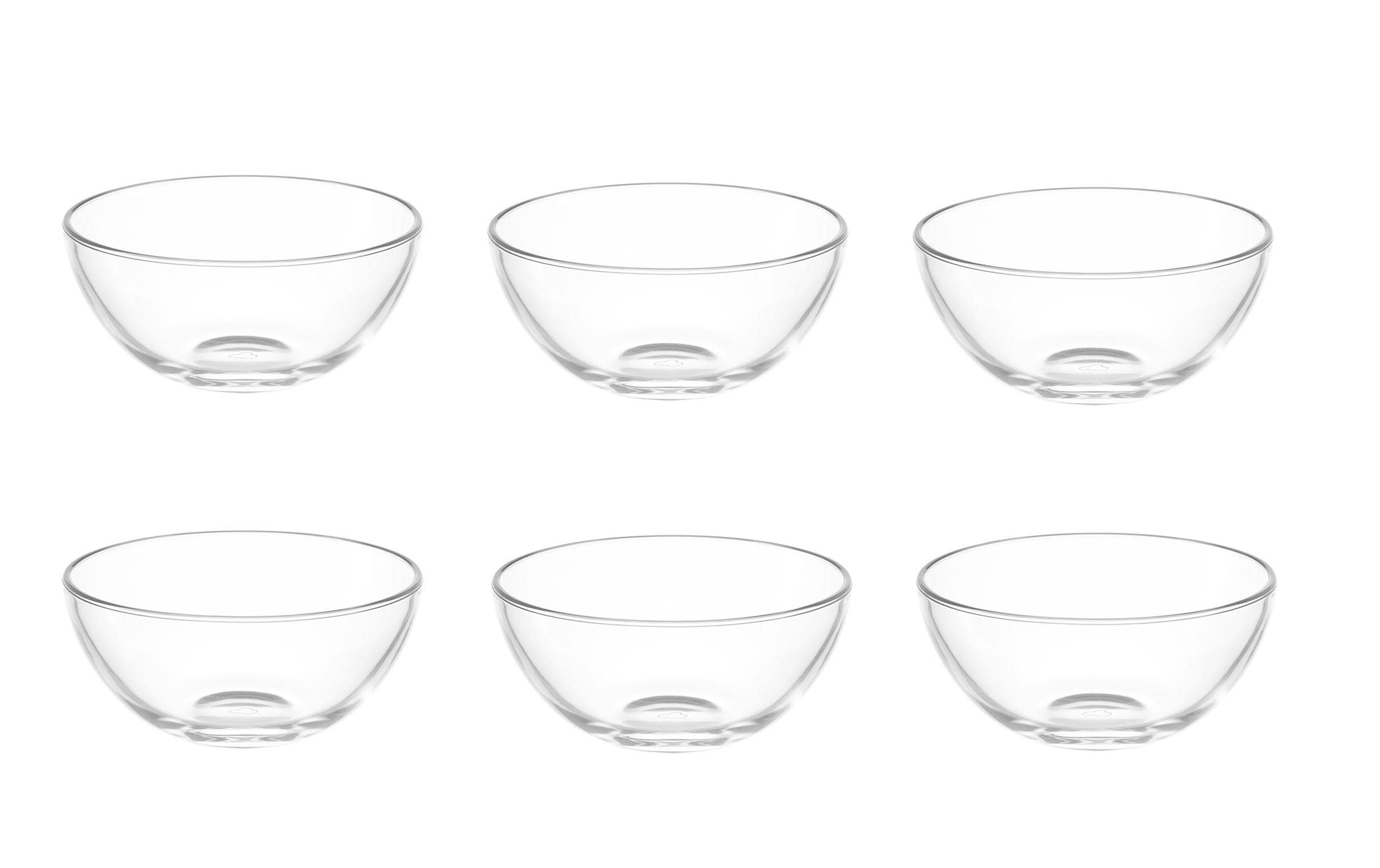 Schale Cucina 14 cm, 6 Stück, TransparentSchalen-Set