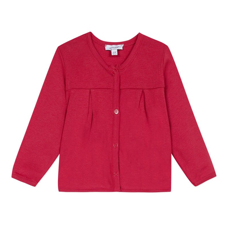 Cardigan bébé fille en coton rouge bébé fille Absorba Aucune nuance