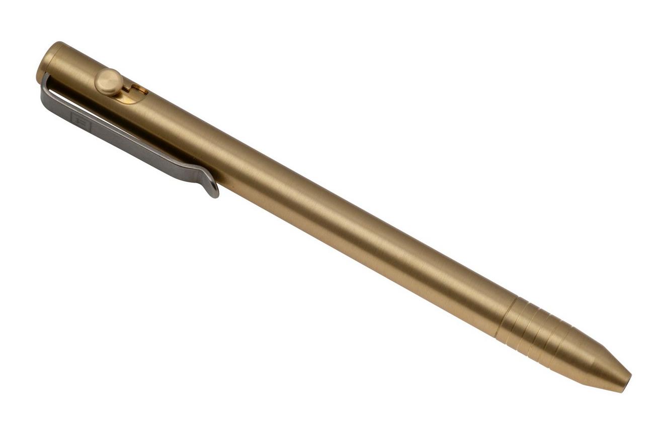 Big Idea Design Slim Bolt Action Pen SBA-BS Brass, everyday carry pen