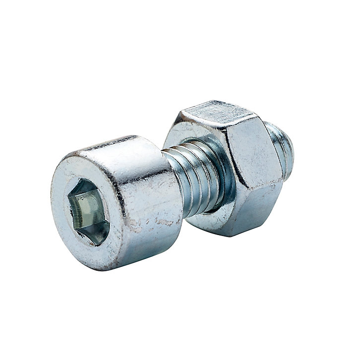 20 boulons tête cylindrique acier zingué 8 x 20 mm
