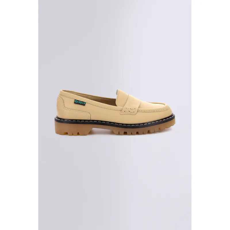 DECK LOAFER BEIGE CLAIR LOAFER Cuir Femme