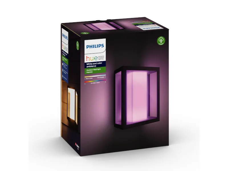 Philips Hue White Color Ambiance Impress Udendørs Væglampe - Bred