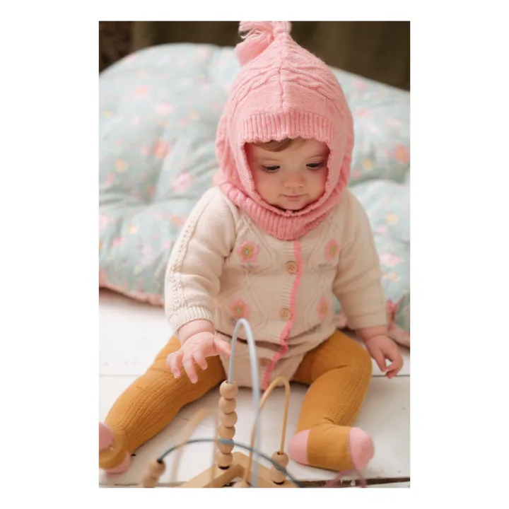 Louise Misha Barboteuse Coton et Cachemire Myosette | Ecru