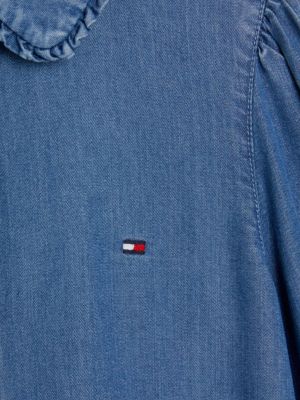 Camisa com gola franzida