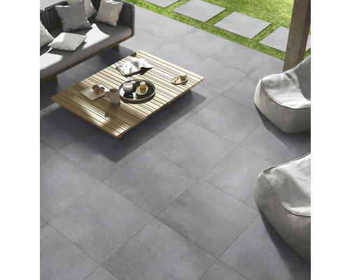FLAIRSTONE porseleinen terrastegel Titan gerectificeerde rand 60 x 60 x 2 cm