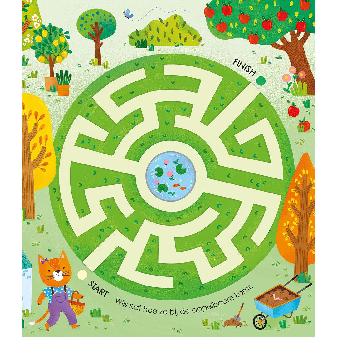 Uitgeverij usborne volg met je vinger doolhoven