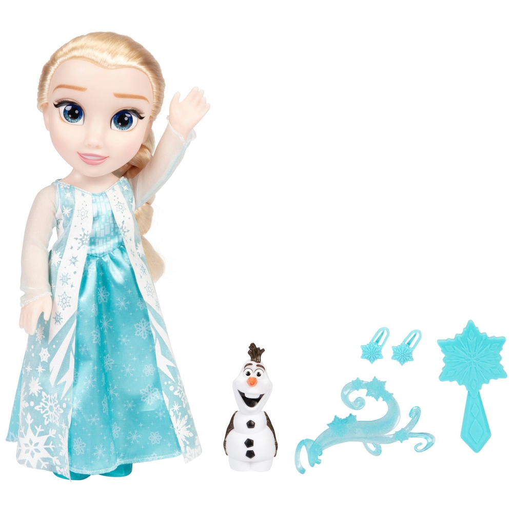 Singende Elsa-Kleinkindpuppe aus „Die Eiskönigin“, 35,5 cm
