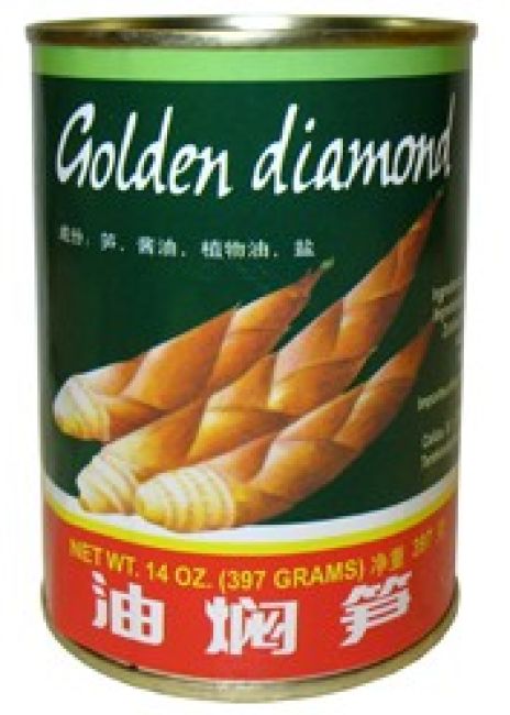 Golden Diamond Gestoofde Bamboescheuten 397g