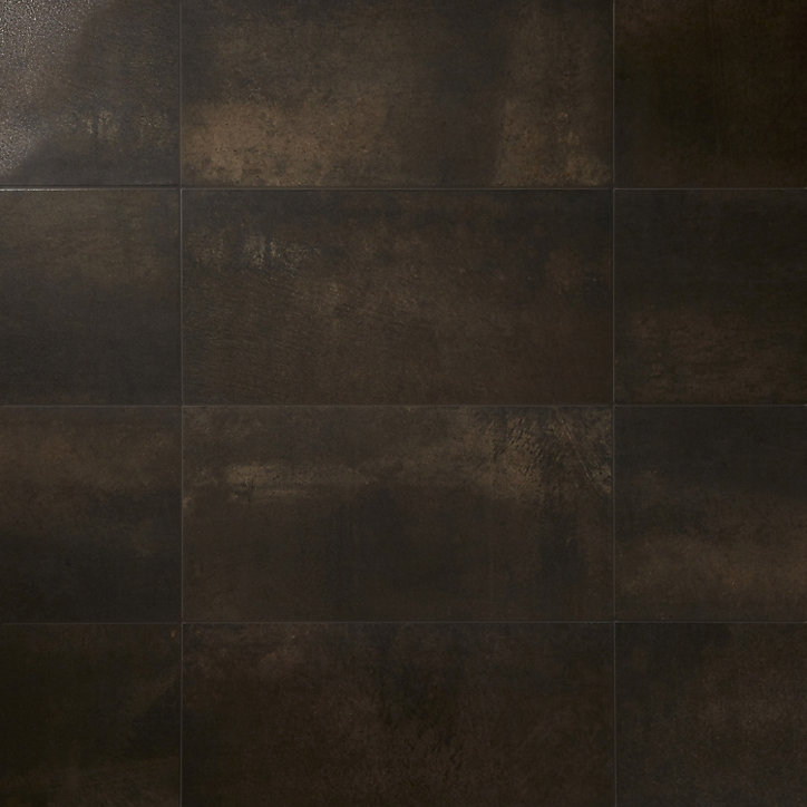 Carrelage sol cuivre lapatto 30 x 60 cm Metalized
