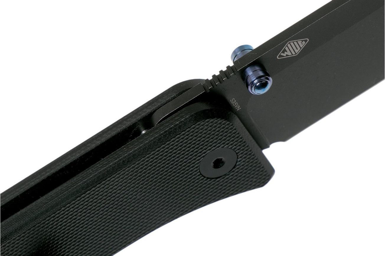 WE Knife Banter 2004B Black zakmes, Ben Petersen design