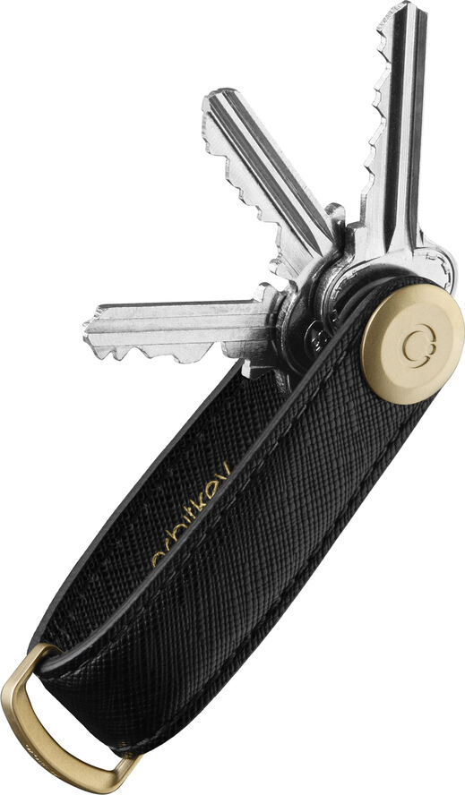Orbitkey Saffiano Leather Liquorice Black Liquorice black