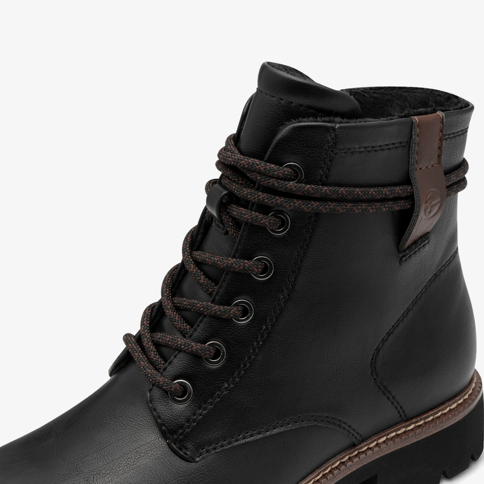 Tamaris Damen Schnürstiefeletten schwarz