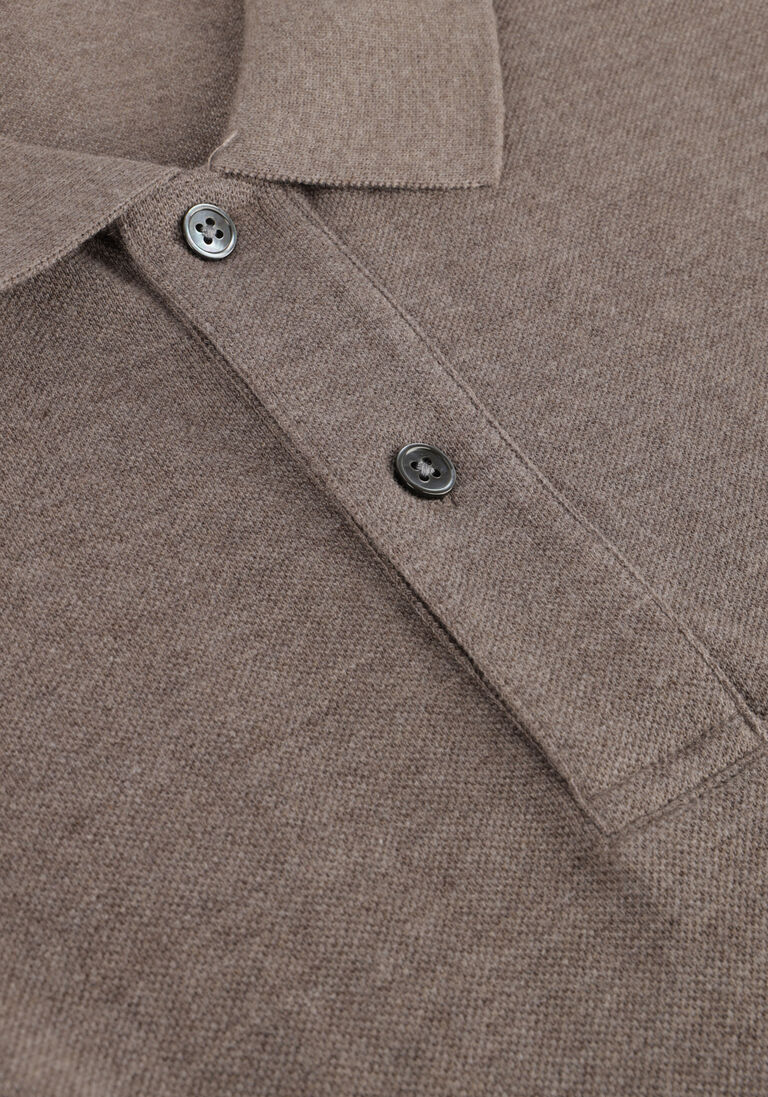 PROFUOMO taupe profuomo polo polo short sleeve
