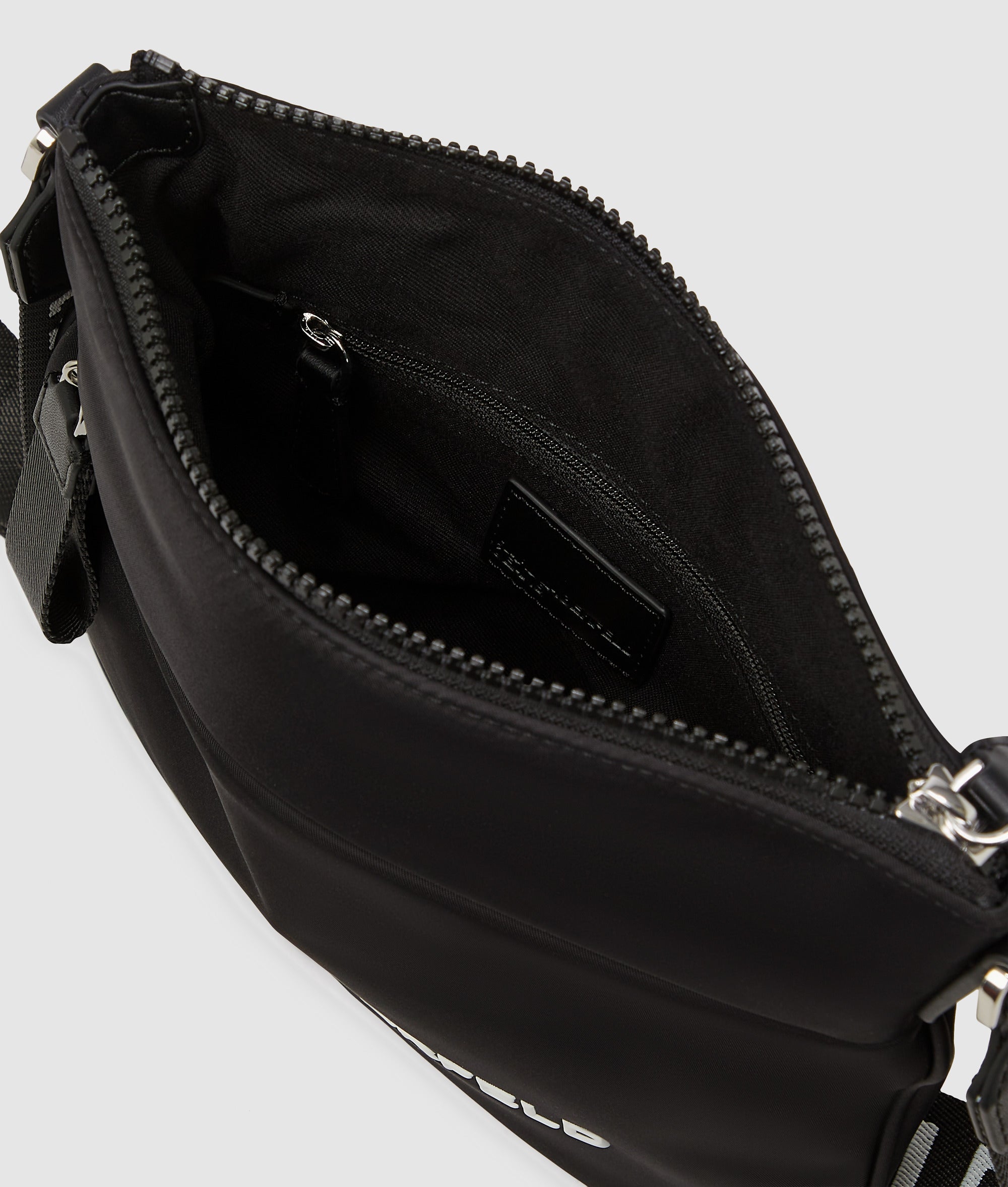 Slanke crossbodytas met logo