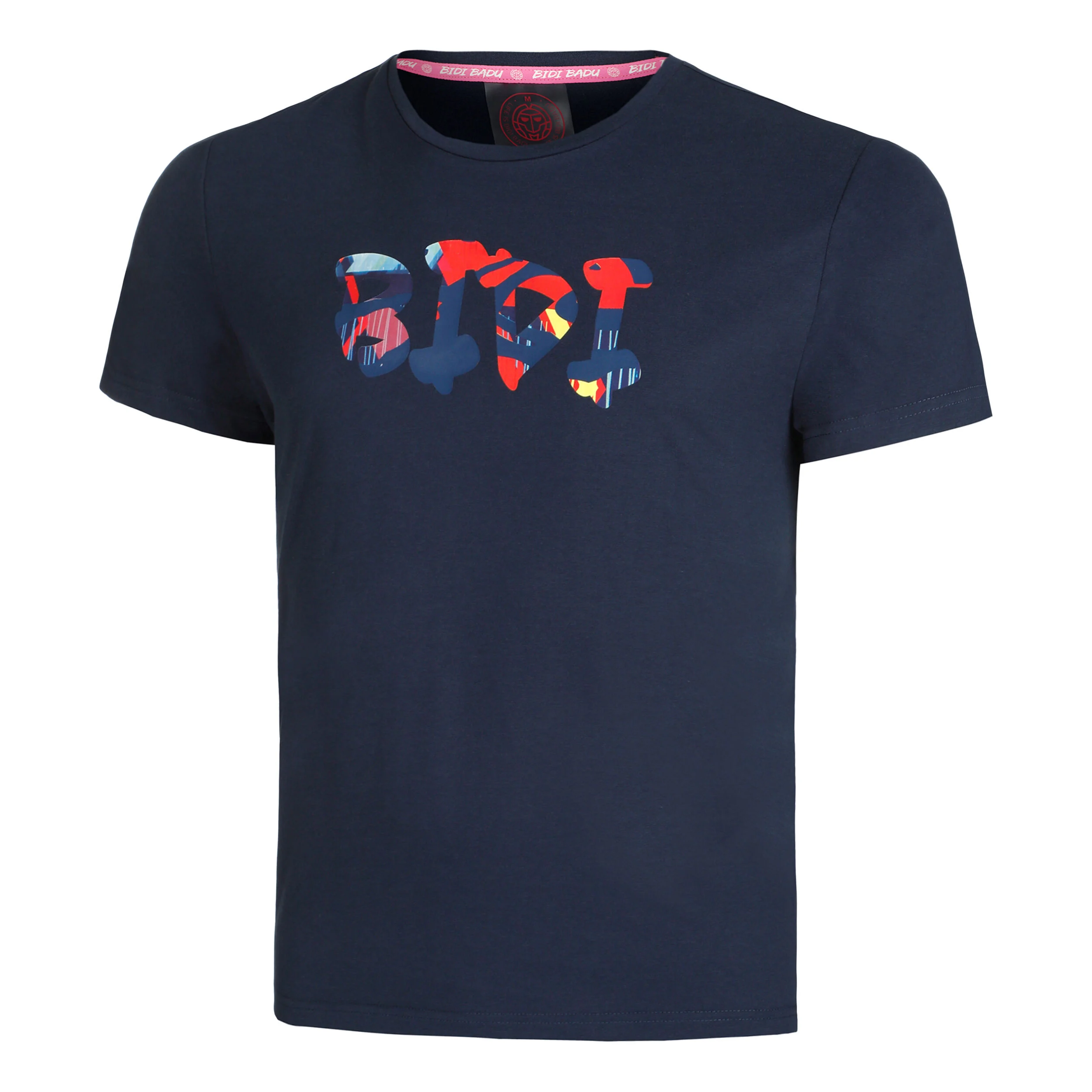 BIDI BADU Wild Arts Chill T-shirt Hommes - Bleu Foncé , Multicouleur