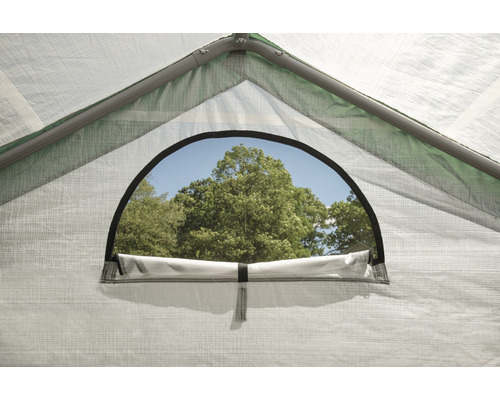 ShelterLogic foliekas inclusief stormankers 180 x 240 cm wit-groen