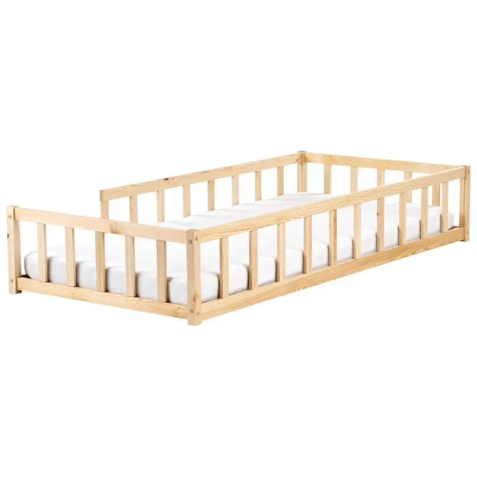 MEYMAC - Kinderbed - Lichtbruin - 90 x 200 cm - Dennenhout